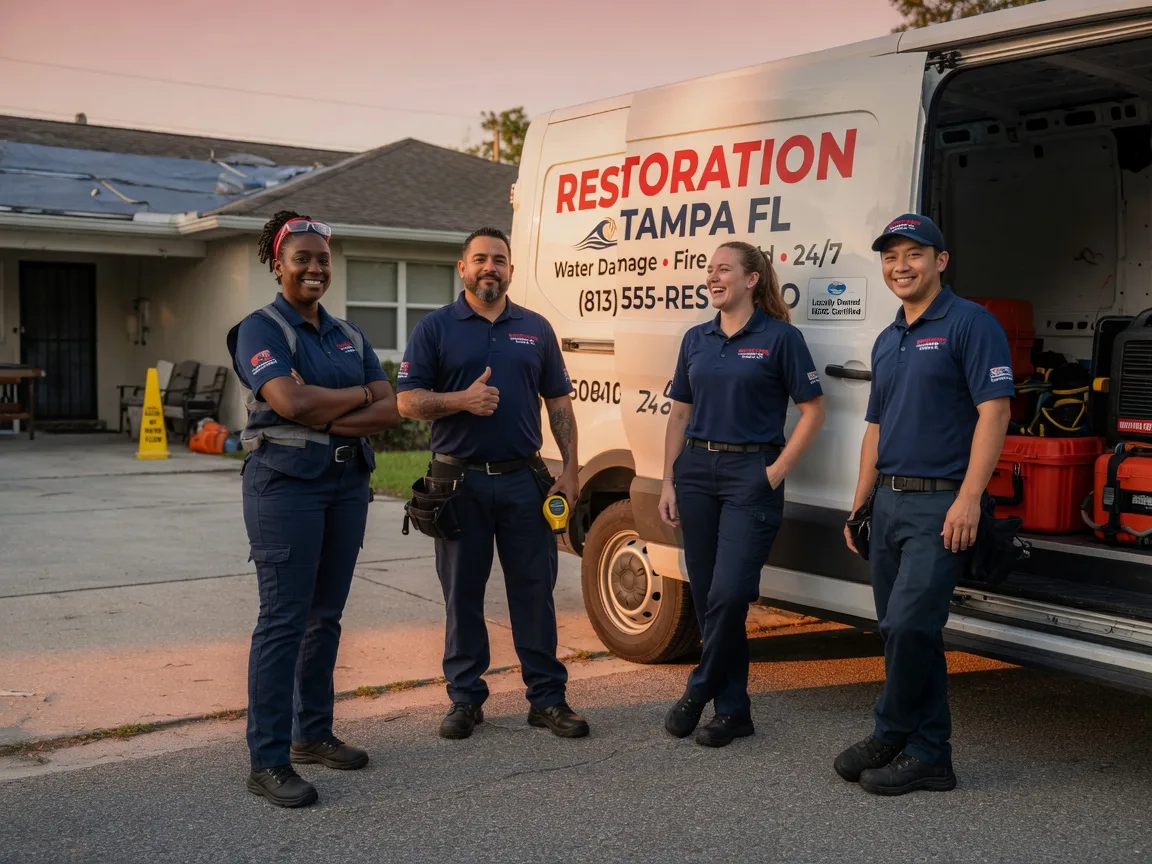 Water Damage Restoration company in New Trenton, IN