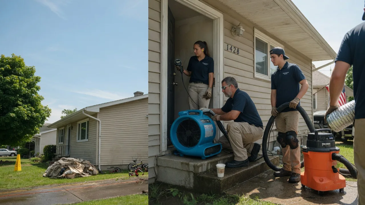 Water Damage Restoration in New Trenton, IN near me